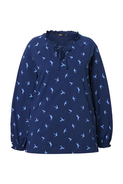 Ulla Popken Shirts  lyseblå / mørkeblå