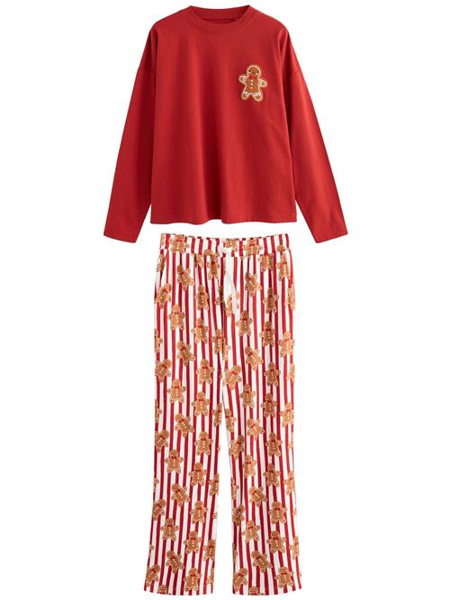 Next Pyjamas 'Matching Family Christmas'  brun / rød / hvid