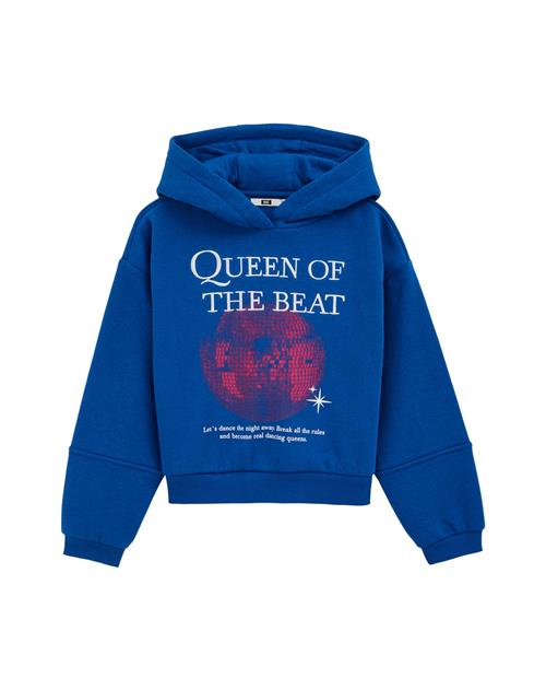 WE Fashion Sweatshirt  koboltblåt / mørk pink / offwhite