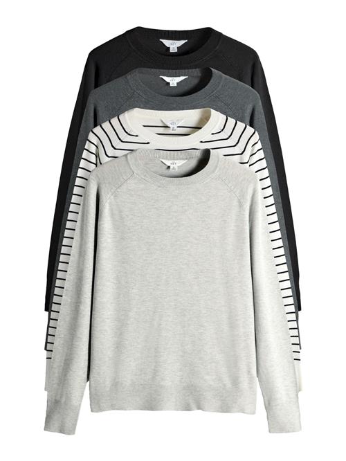 Se The Set Pullover  grå / lysegrå / sort / hvid ved About You