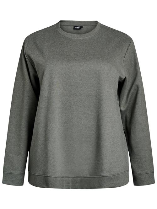 Zizzi Sweatshirt 'Vigga'  mørkegrøn
