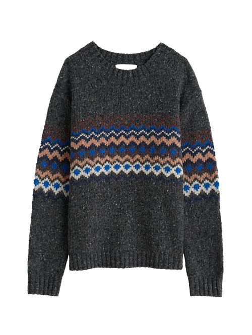 Seasalt Cornwall Pullover 'Golden Light'  blå / lysebrun / mørkegrå
