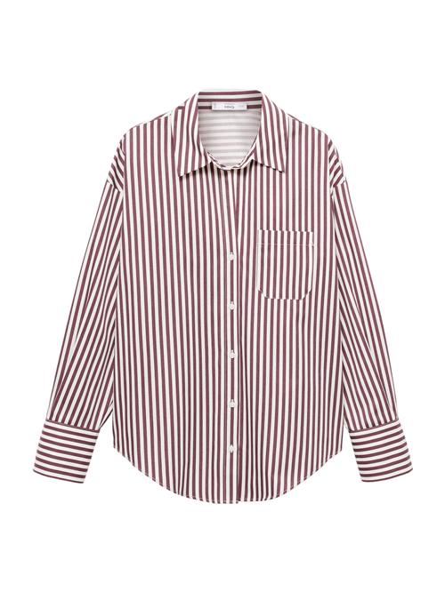 MANGO Bluse 'FONTANA'  ecru / bær