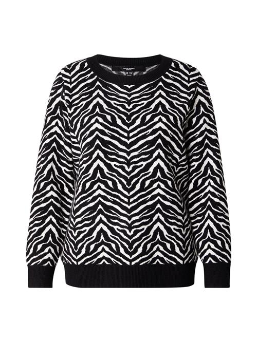 Vero Moda Curve Pullover 'VMCARIA'  sort / hvid