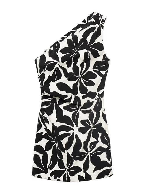 MANGO Kjole 'KNOT'  sort / hvid