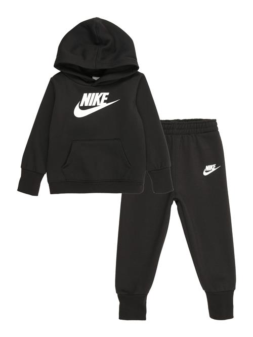 Nike Sportswear Joggingdragt  sort / hvid
