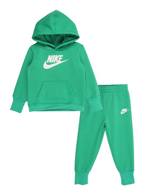 Nike Sportswear Joggingdragt  grøn / hvid