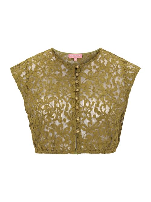 Krüger Madl Dirdnl-bluse  oliven