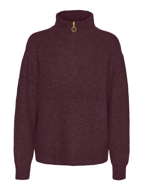 VERO MODA Pullover 'VMPlaza'  vinrød