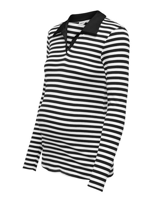 Only Maternity Shirts 'OLMPilla'  sort / hvid