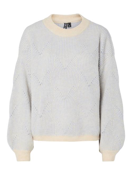 PIECES Pullover 'PCJenna'  pastellilla / offwhite