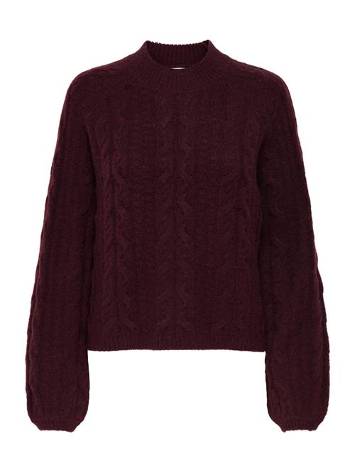 JDY Pullover 'JDYSilja'  bordeaux