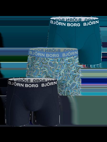 Björn Borg Cotton Stretch Boxers 3-pack Blå, 170