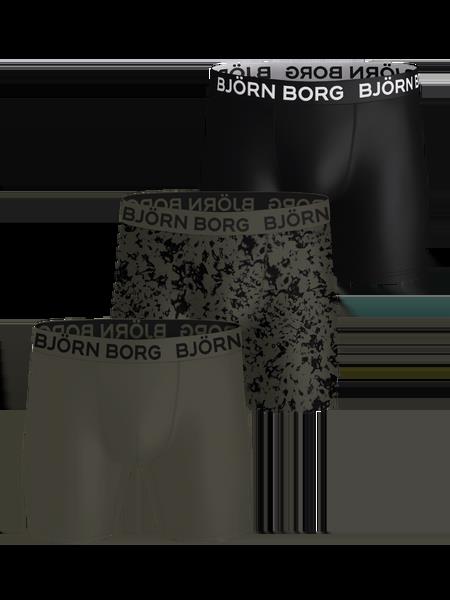 Björn Borg Sports Microfiber Boxers 3-pack Sort, L