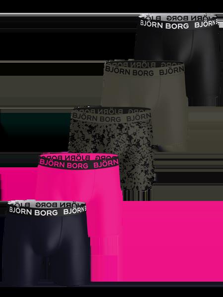 Björn Borg Sports Microfiber Boxers 5-pack Sort, L