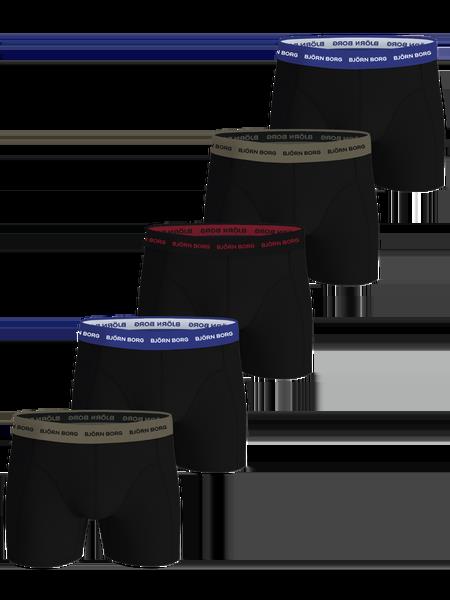 Björn Borg Cotton Stretch Boxers 5-pack Sort, M