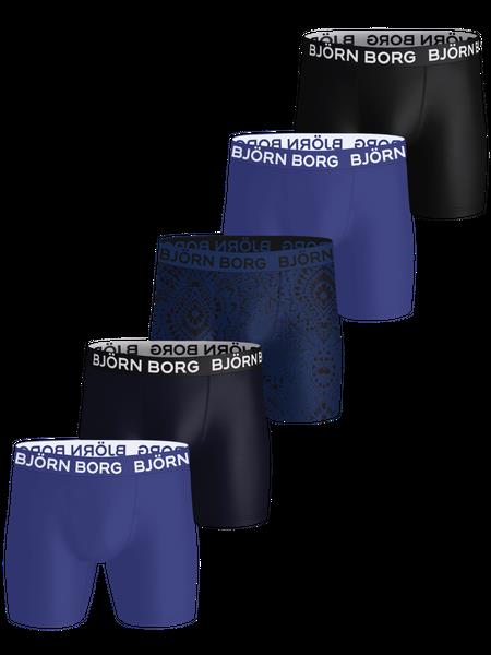 Björn Borg Sports Microfiber Boxers 5-pack Sort, XS
