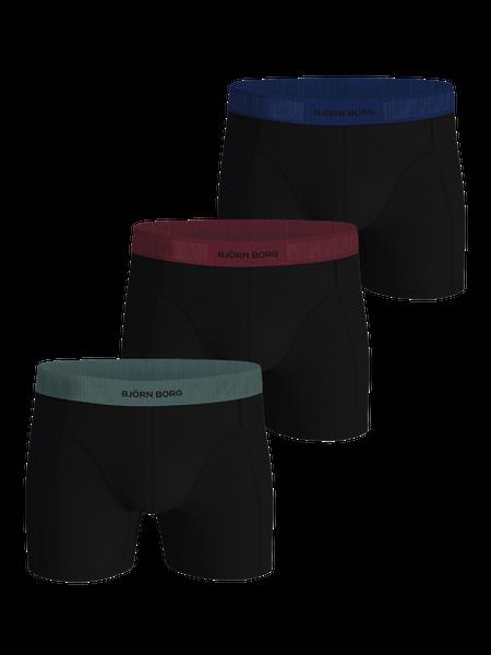 Björn Borg Organic Cotton Stretch Boxers 3-pack Sort, S