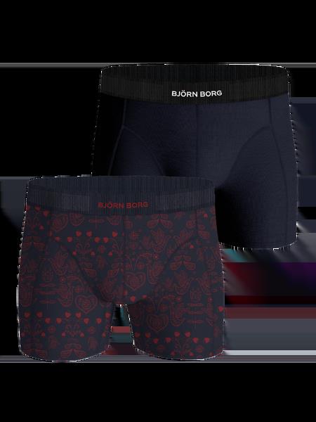 Björn Borg Organic Cotton Stretch Boxers 2-pack Multi, S