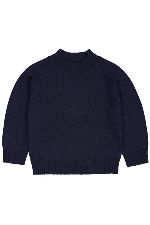 Copenhagen Colors Pullover Med Rullekrave Navy  Navy 92 cm  Marineblå  92 cm  unisex