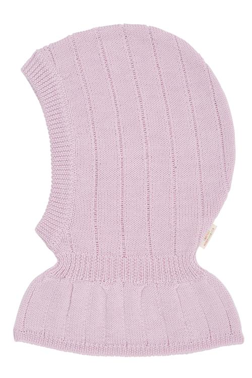 Copenhagen Colors Merino Rib Strikket Balaclava Lavender  Lavender 48/50 cm  Lilla  48/50 cm  kvinde