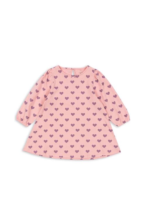 Konges Sløjd GOTS Drey Kjole Hortensia Coeur  Hortensia Coeur 18 months  Lyserød  18 måneder  kvinde