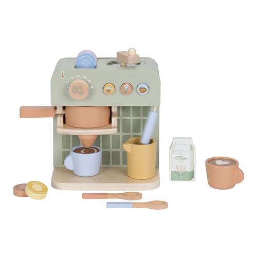 Little Dutch Kaffemaskine Green  Green-One Size Wood Grøn  One Size  unisex