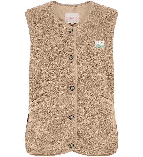 Kids Only Fleecevest - Teddy - KogBaby - Cuban Sand/Vintage Badg