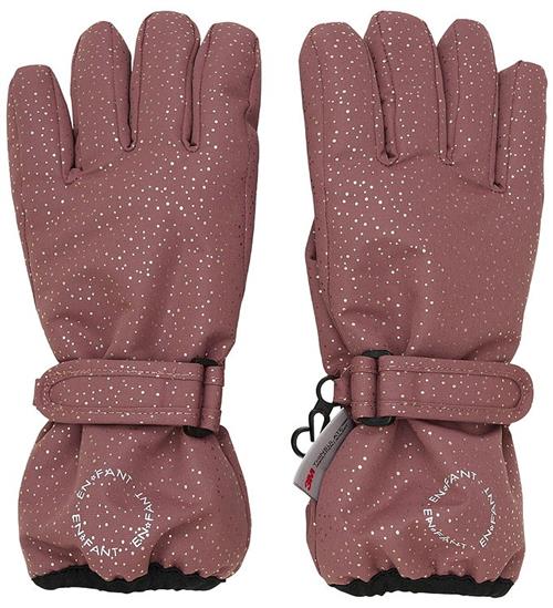 En Fant Handsker - Frosted Almond m. Glud Prikker