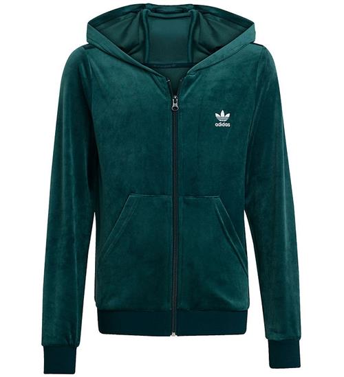 adidas Originals Cardigan - Velour - Aurivy/White