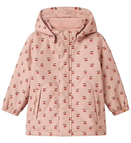 Lil' Atelier Vinterjakke - NmfLasnow10 - Misty Rose/Cherry