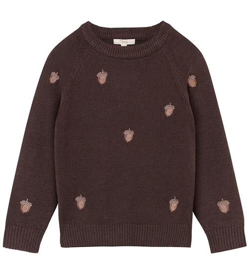 Fliink Bluse - Strik - Benna - Acorn - Coffee Bean