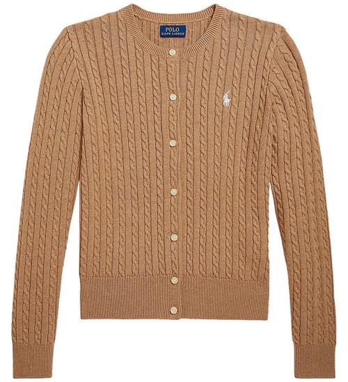 Polo Ralph Lauren Cardigan - Strik - Camel Heather