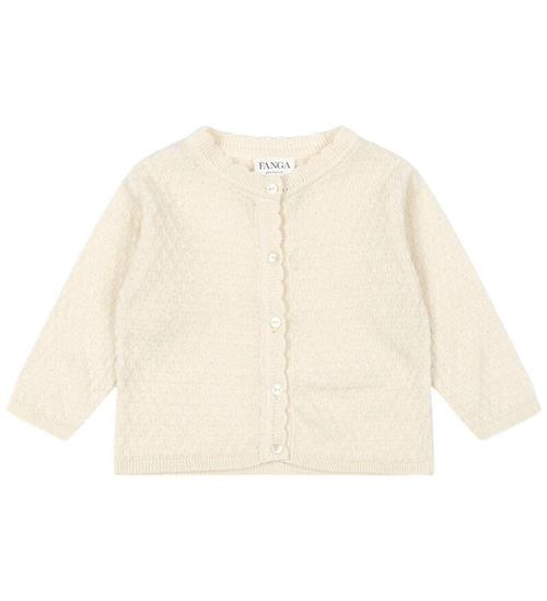Fanga Fontana Cardigan - Strik - Venti Pointelle - Antique White