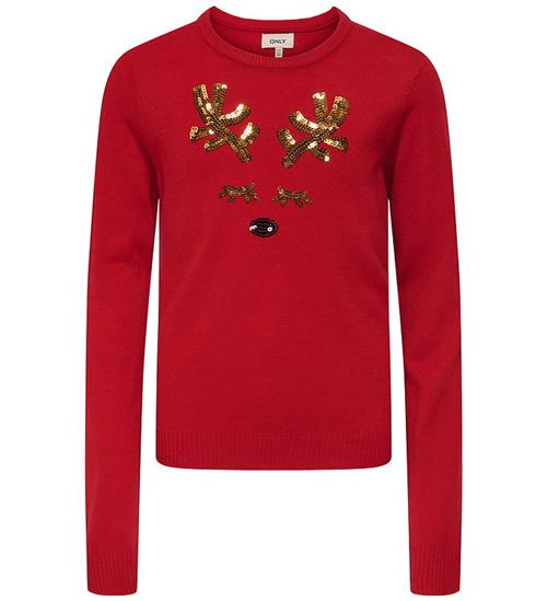 Kids Only Bluse - Strik - KogXmas - Salsa/Sequins Antler