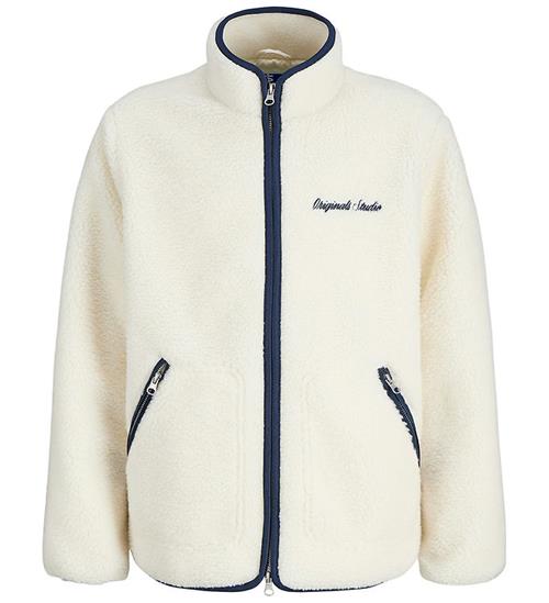 Jack & Jones Fleecejakke - Teddy - JorNorrebro - Cloud Dancer/Oc
