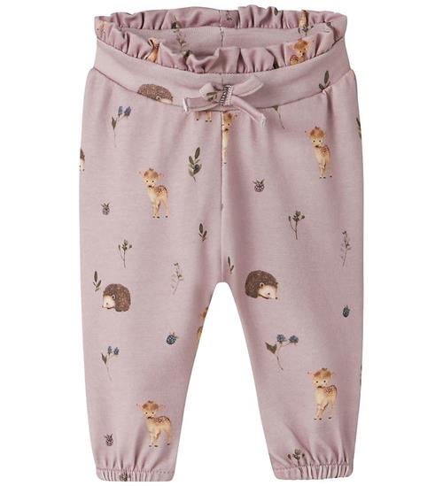 Name It Bukser - NbfOtia - Burnished Lilac m. Dyr