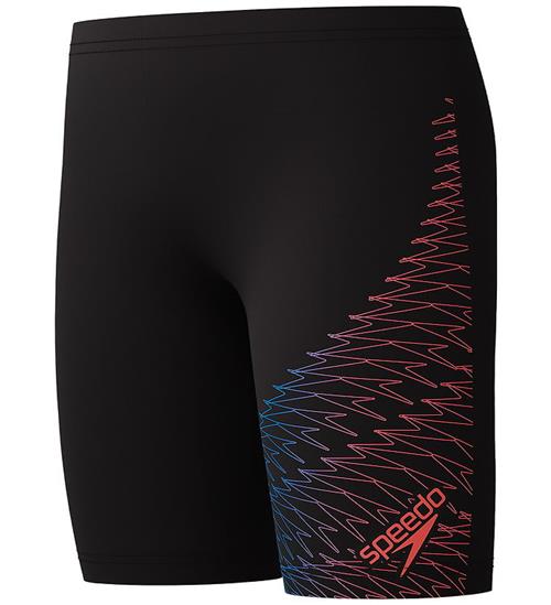 Speedo Badebukser - Medley Logo - Sort m. Rød