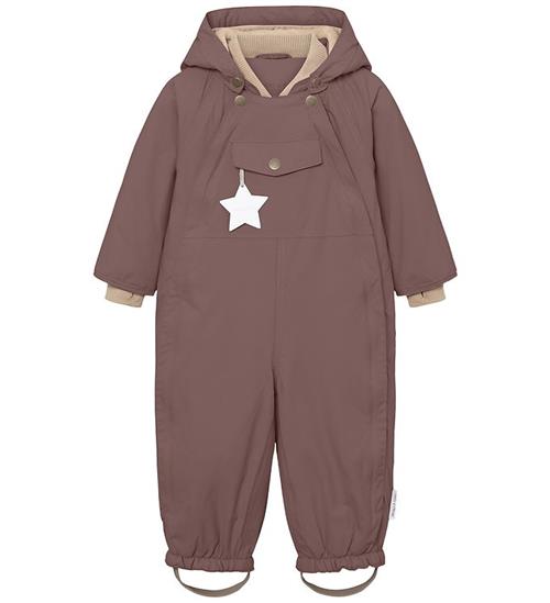 Mini A Ture Flyverdragt - MatWisti Fleece - Peppercorn Plum