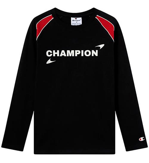 Champion Bluse - Black Beauty m. Rød