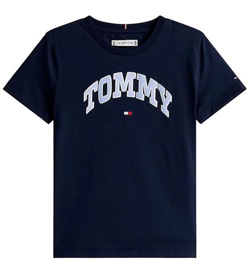 Tommy Hilfiger T-shirt - Varsity Sateen - Dark Night Navy