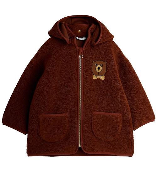Mini Rodini Fleecejakke - Bear - Brun