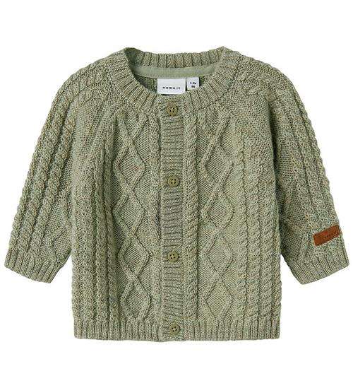 Name It Cardigan - Uld - Strik - NbmWrilla - Dried Sage