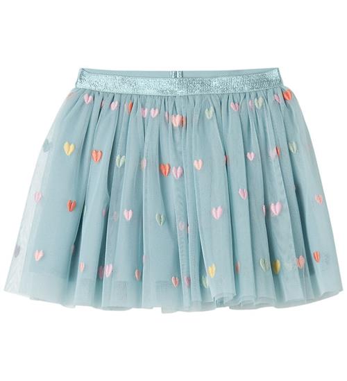 Stella McCartney Kids Tylnederdel - Lyseblå m. Hjerter