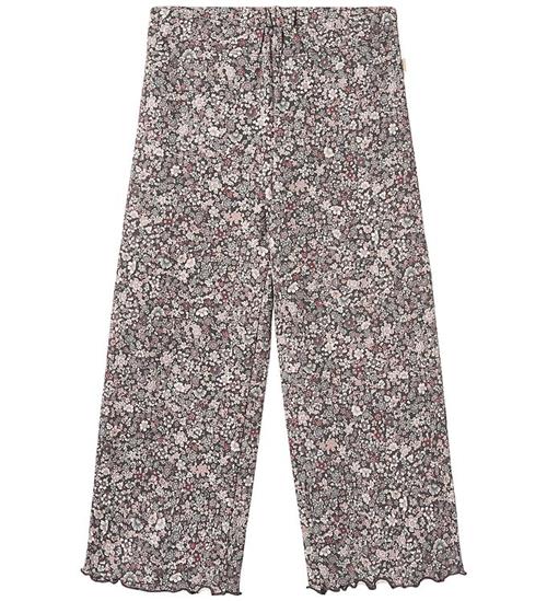 Wheat Bukser - Ela - Purple Stone Flowers