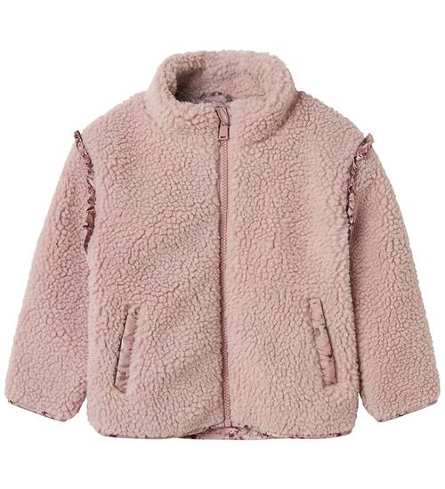 Name It Fleecejakke - Teddy - NmfMinna - Violet Ice