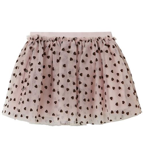 Name It Nederdel - Tyl - NmfNea - Burnished Lilac m. Hjerter