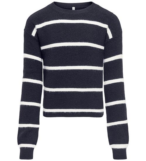 Kids Only Bluse - Strik - Noos - KogFranca - Night Sky/Small Str