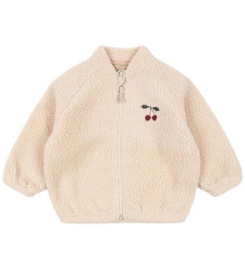 Konges Sløjd Fleecejakke - Jazz Teddy - Sand Dollar