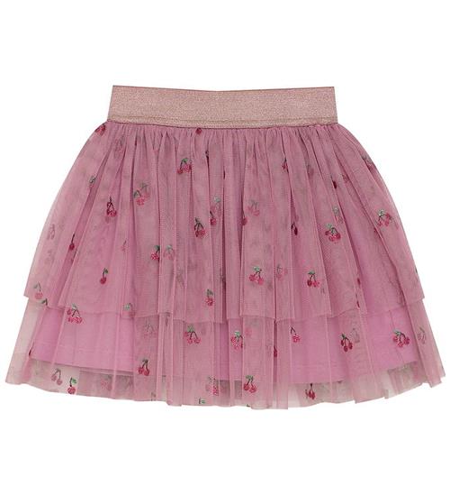 Minymo Tylnederdel - Mauve Orchid m. Kirsebær